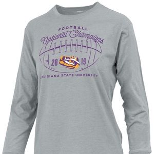 NEW LSU Tigers Women's National Champs Long Sleeve